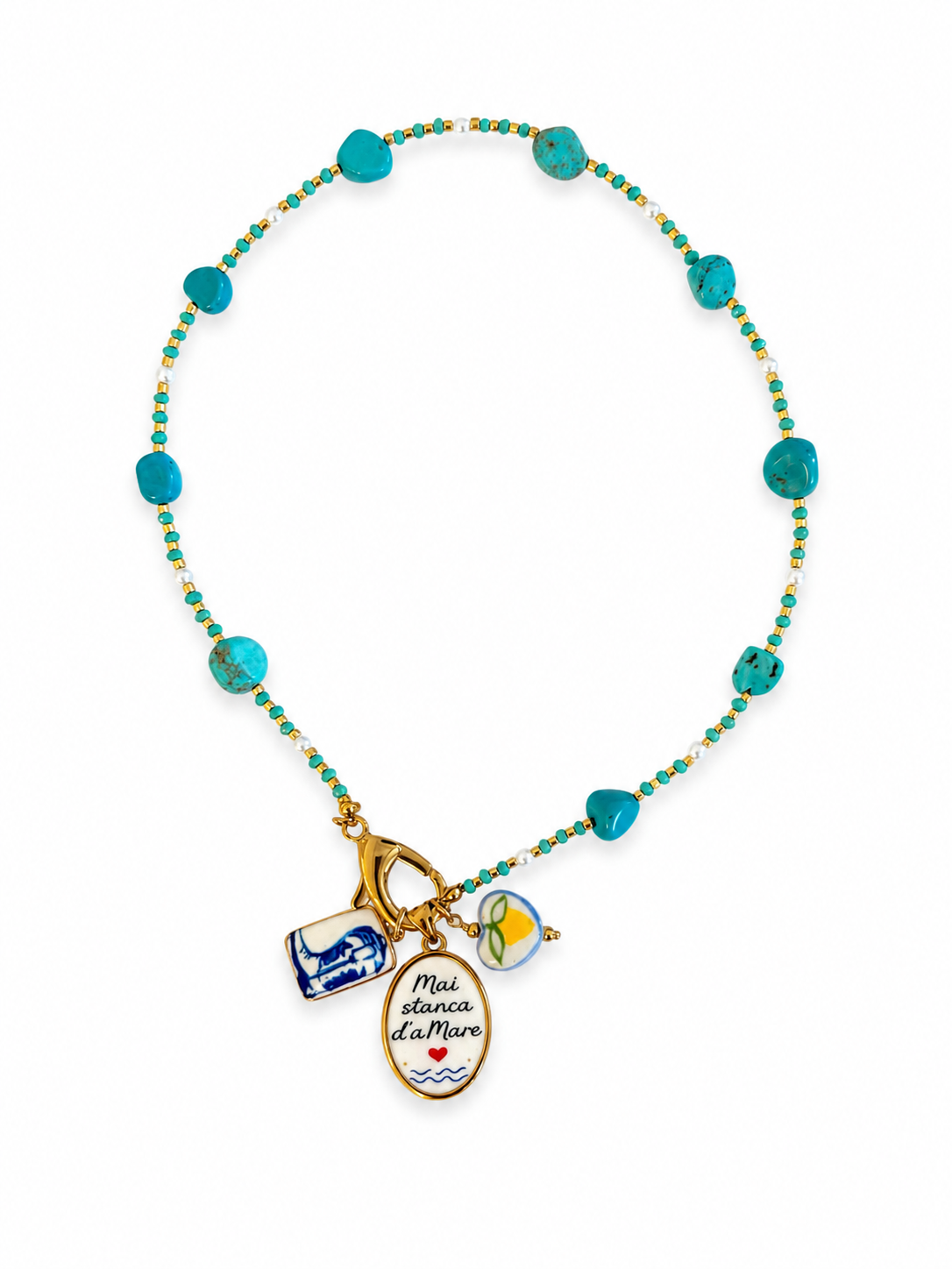 Collana Oceania turchese