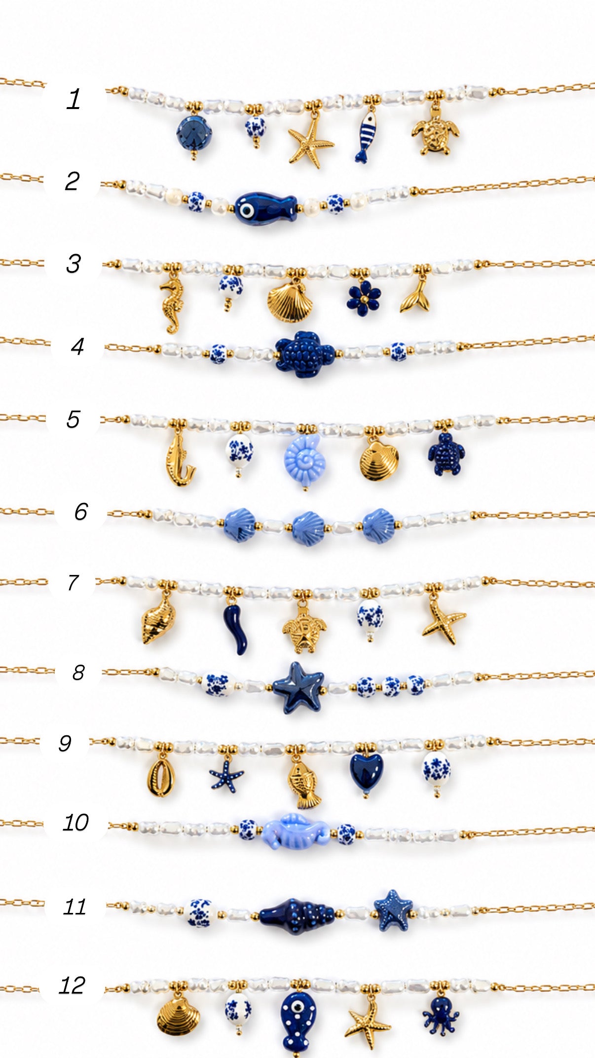 Collana Brezza Blu