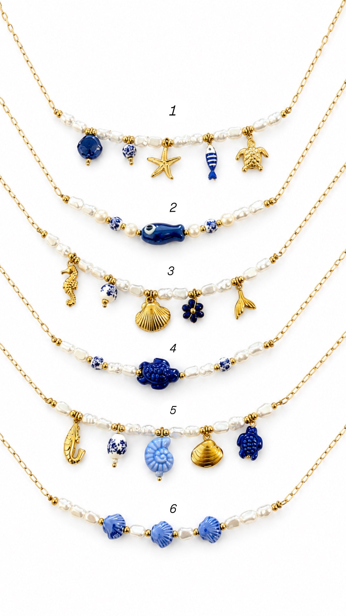 Collana Brezza Blu
