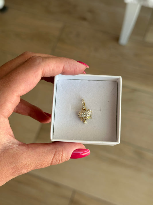 Ciondolo Campanella zirconi