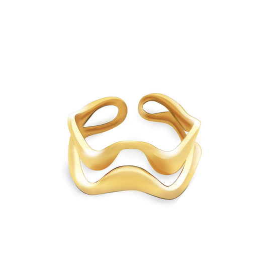 Anello Onda Doppio