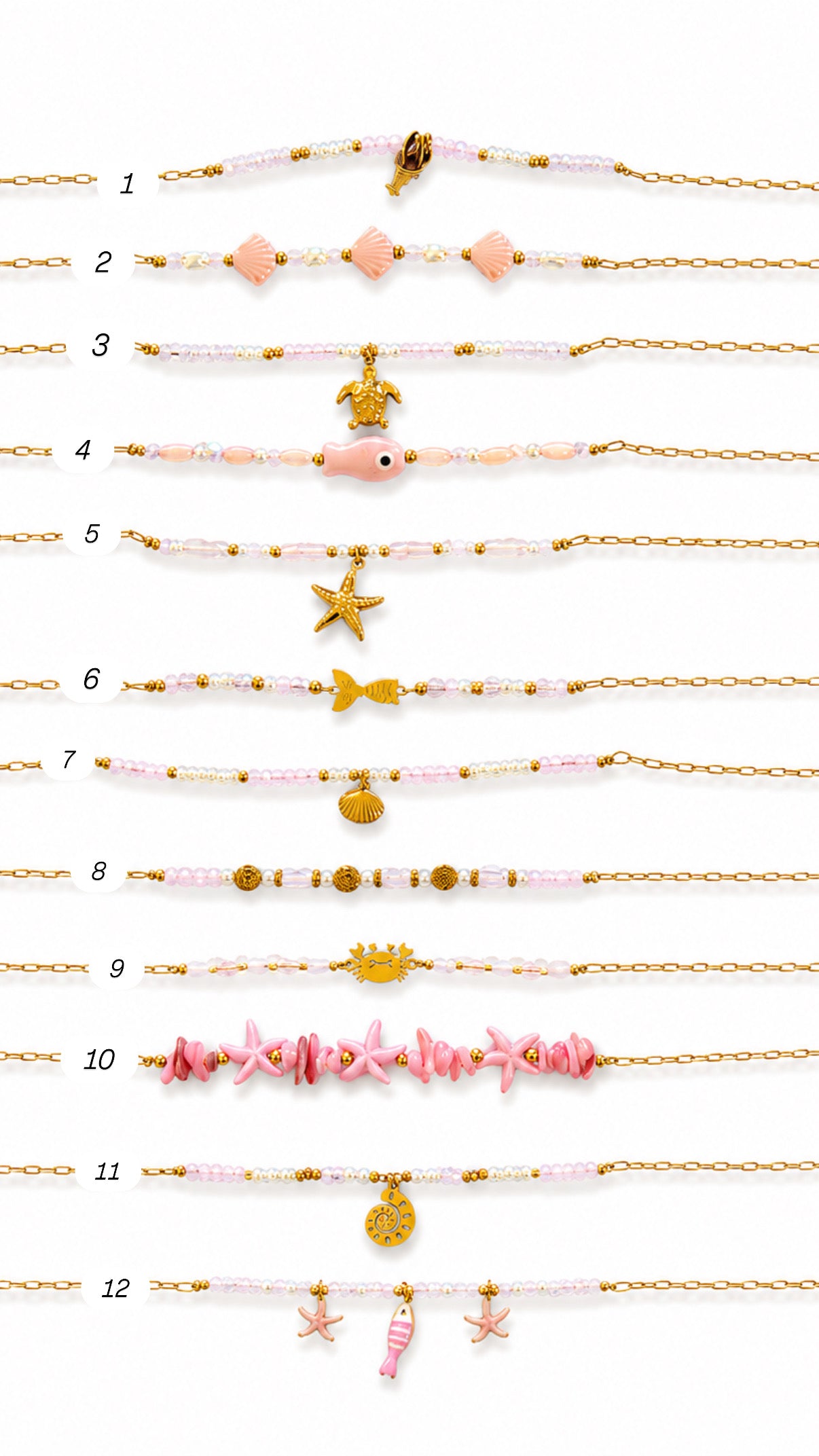 Collana Brezza Rosa