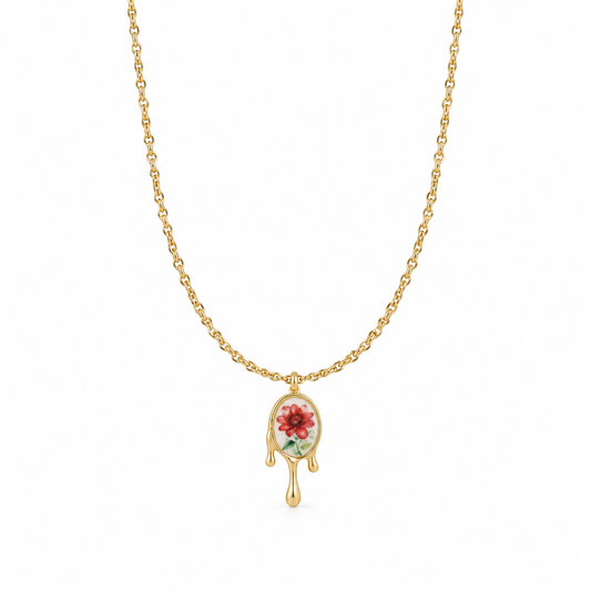 Collana Flower Drop
